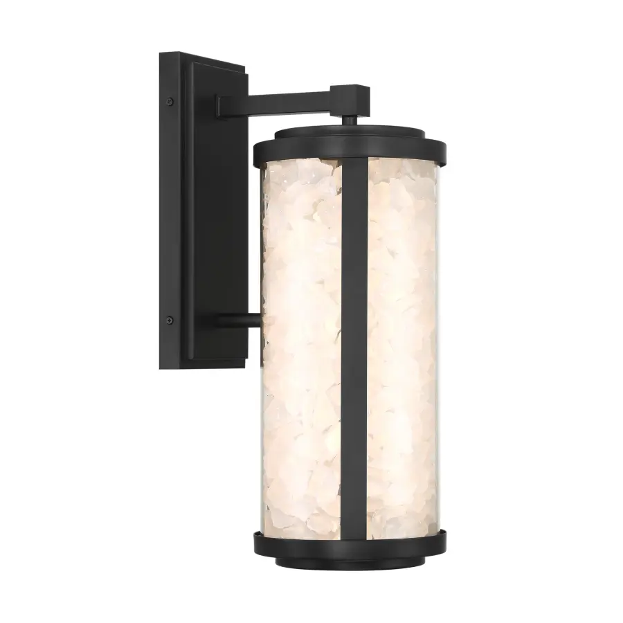 Modern Outdoor Lighting with Striking Acrylic Quartz Design - Image 1