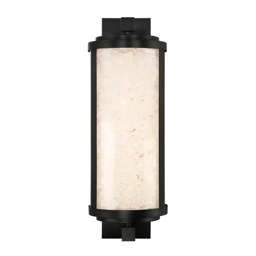 Bold Modern Outdoor Lighting with Natural Quartz Texture - Image 2