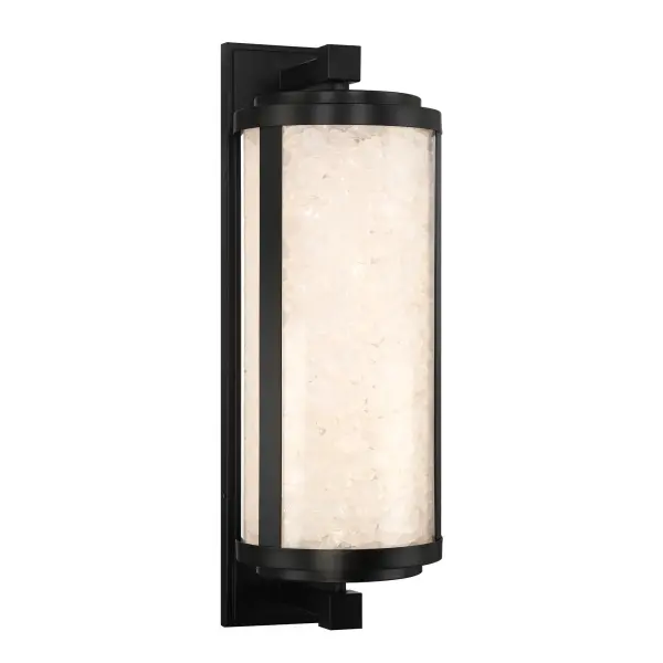 Bold Modern Outdoor Lighting with Natural Quartz Texture - Image 3