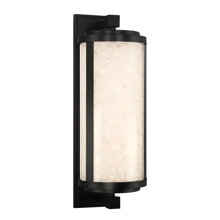 Bold Modern Outdoor Lighting with Natural Quartz Texture - Image 3