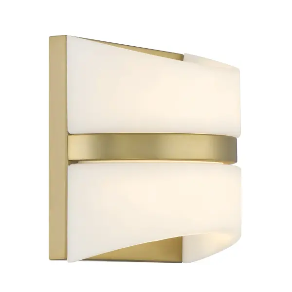 Velaux 6.5" LED Wall Sconce in Soft Brass - Image 5