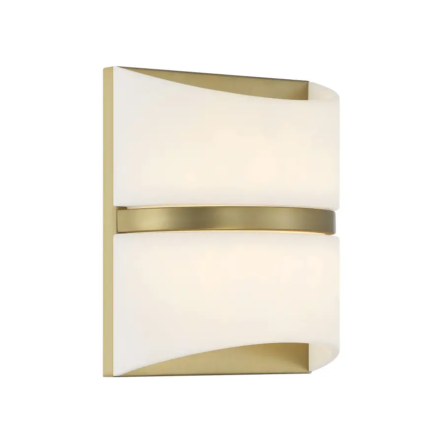Velaux 10.5" LED Wall Sconce in Soft Brass - Image 1