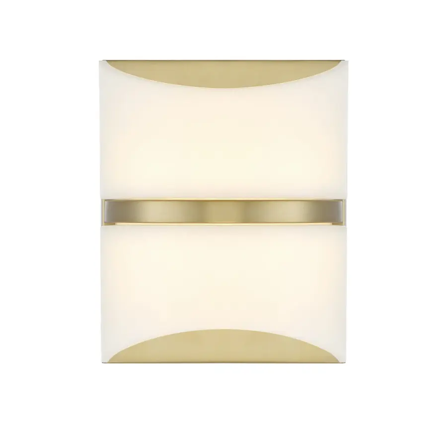 Velaux 10.5" LED Wall Sconce in Soft Brass - Image 2