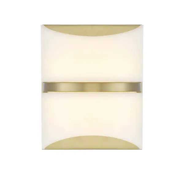 Velaux 10.5" LED Wall Sconce in Soft Brass - Image 3