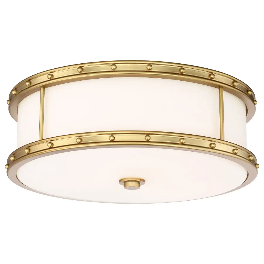 15.5" LED Decorative Flush Mount in Liberty Gold