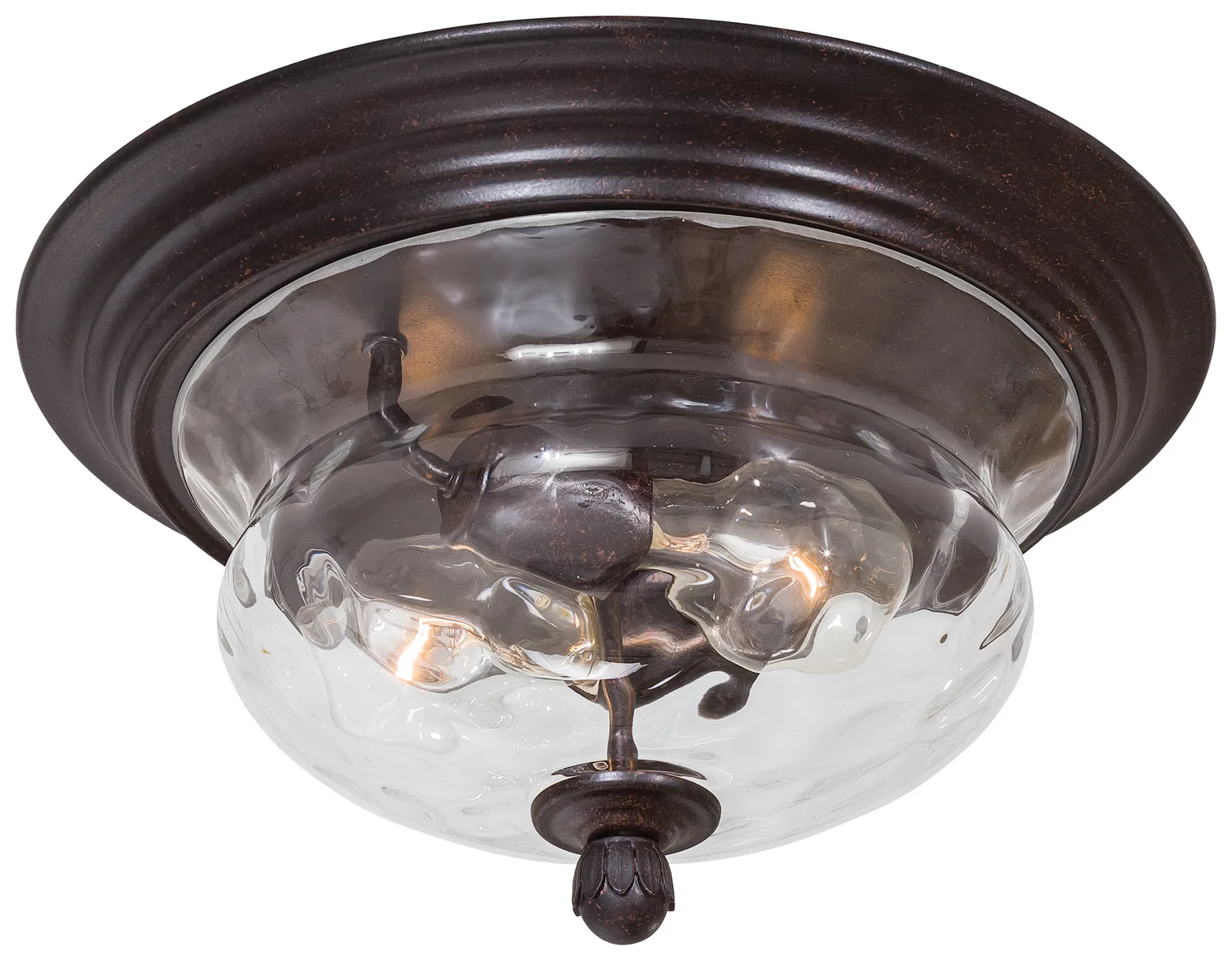 Merrimack Two Light Flush Mount in Corona Bronze