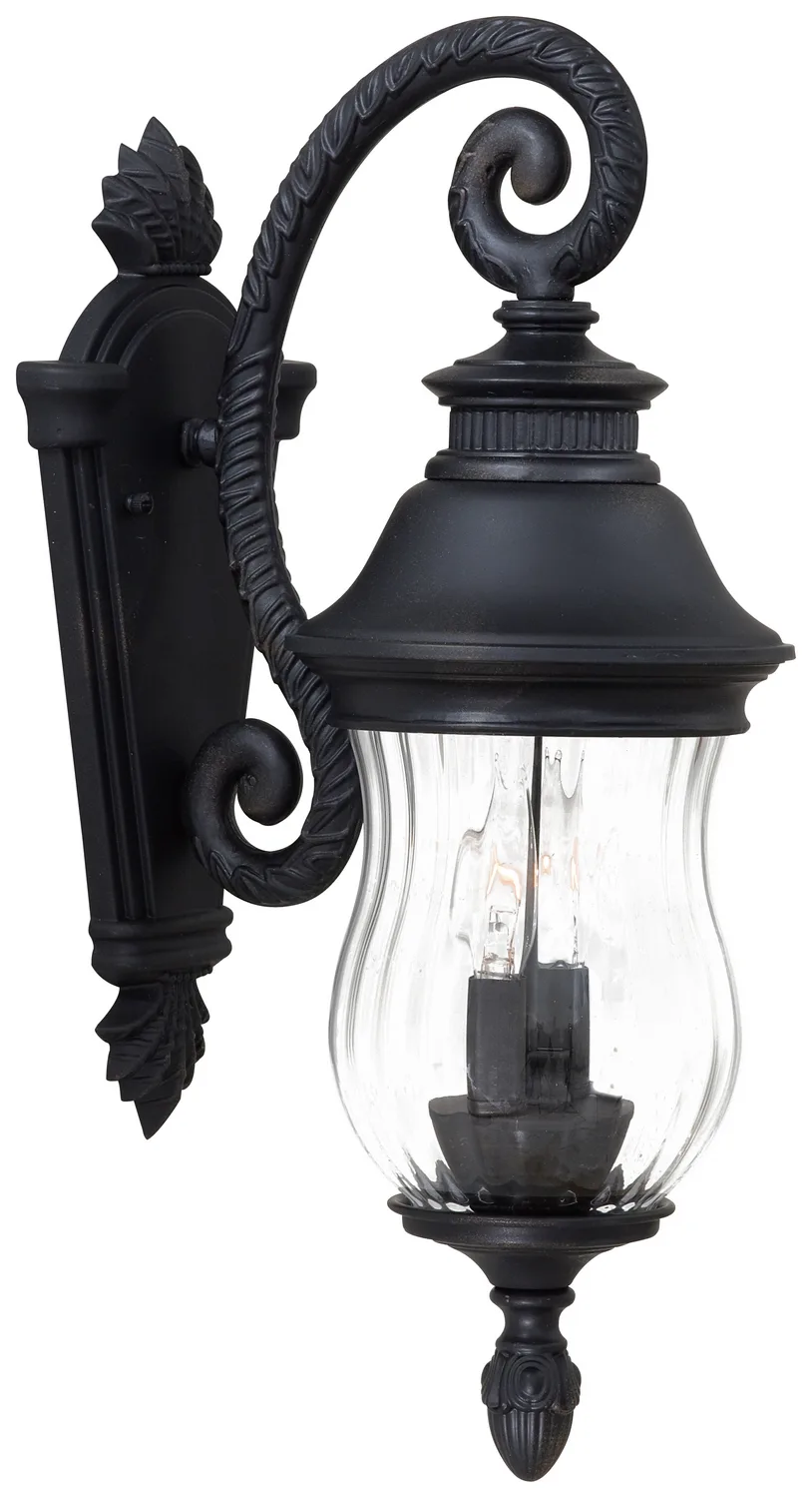 Newport Two Light Wall Mount in Heritage