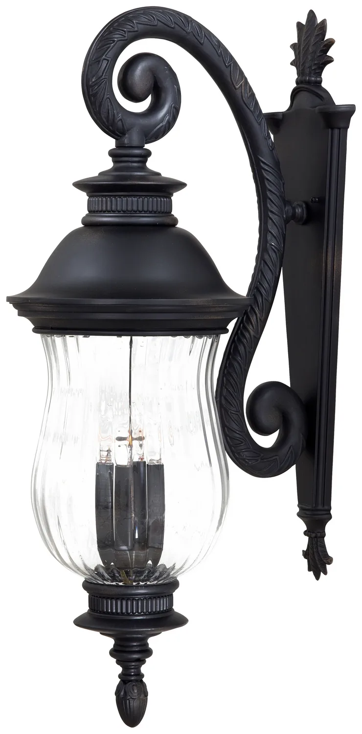 Newport Four Light Wall Mount in Heritage