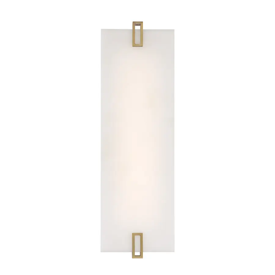 Aizen 19" LED Wall Sconce in Soft Brass - Image 2