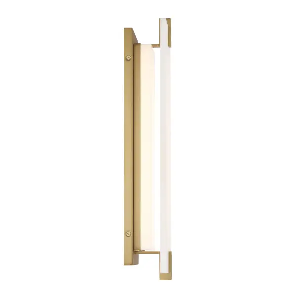 Aizen 19" LED Wall Sconce in Soft Brass - Image 3