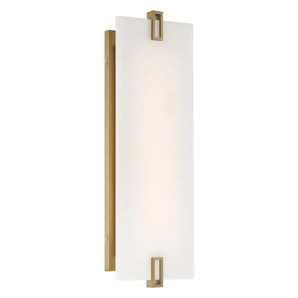Aizen 19" LED Wall Sconce in Soft Brass - Image 5