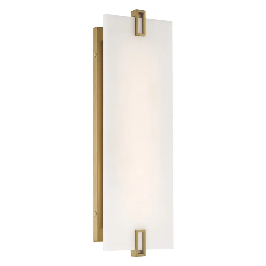 Aizen 19" LED Wall Sconce in Soft Brass - Image 5