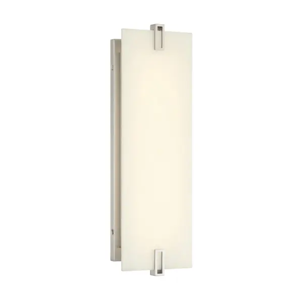 Aizen 19" LED Wall Sconce in Brushed Nickel - Image 4