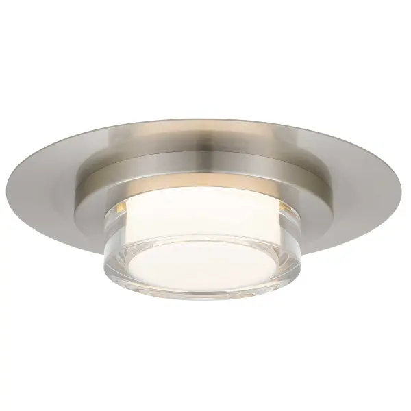 Plate 12" LED Flush Mount in Sand Black - Image 1
