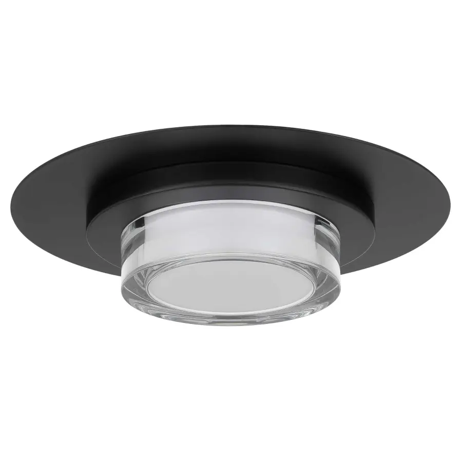 Plate 12" LED Flush Mount in Sand Black - Image 15