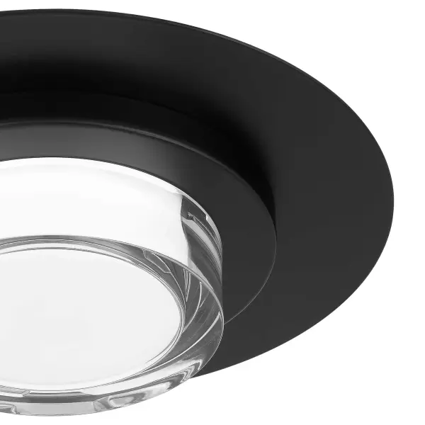 Plate 12" LED Flush Mount in Sand Black - Image 16