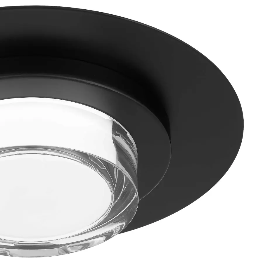 Plate 12" LED Flush Mount in Sand Black - Image 16