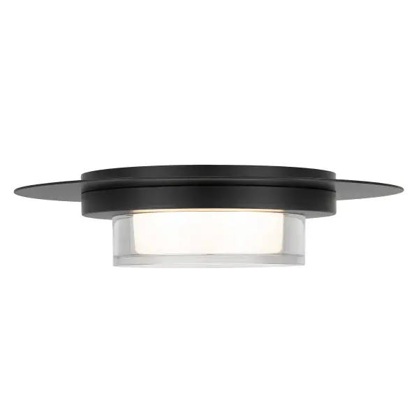 Plate 12" LED Flush Mount in Sand Black - Image 17