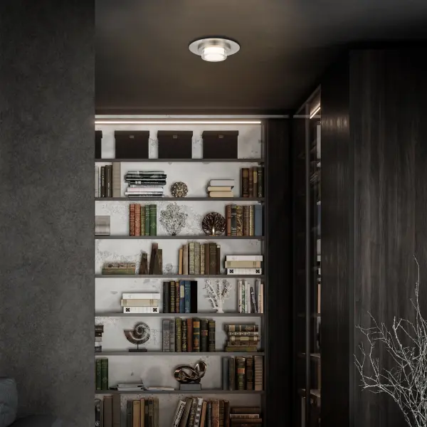 Plate 12" LED Flush Mount in Sand Black - Image 5