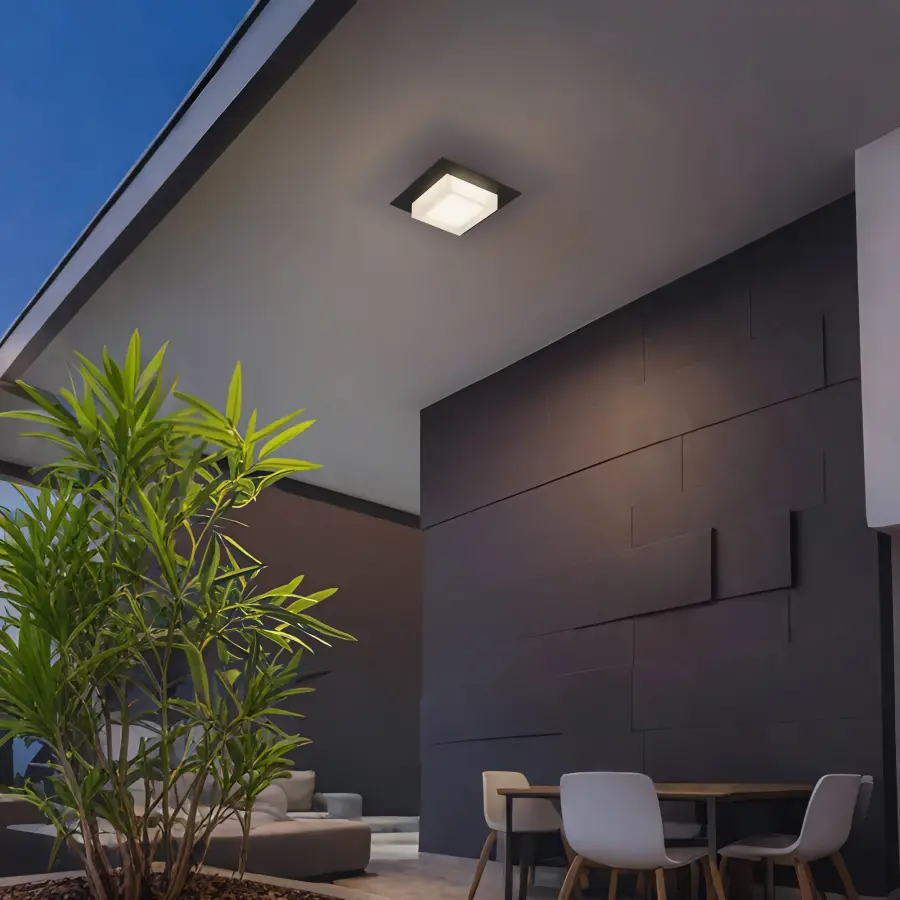 Foursquare 8" LED Flush Mount with 3-CCT Control - Image 3