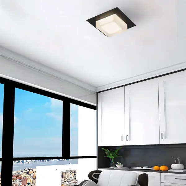 Foursquare 8" LED Flush Mount with 3-CCT Control - Image 5