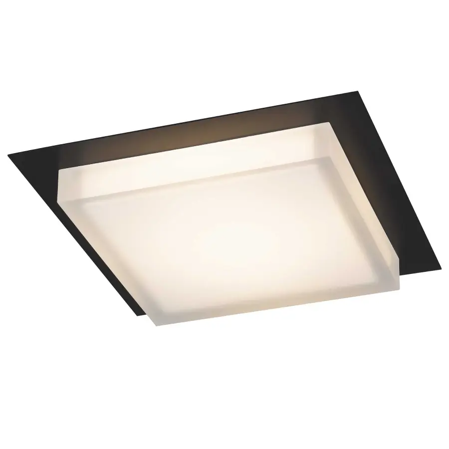 Foursquare 14" LED Flush Mount - Image 1