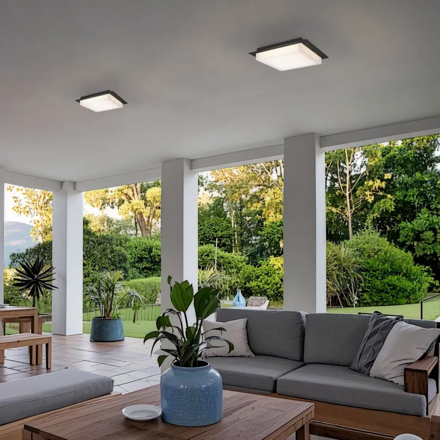 Foursquare 14" LED Flush Mount - Image 3