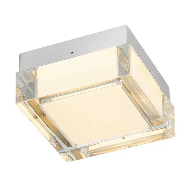 The Box LED Flush Mount combines minimalist modern design with practical functionality. Its 3-CCT control allows you to customize light color, while the durable construction makes it suitable for both indoor and outdoor use.