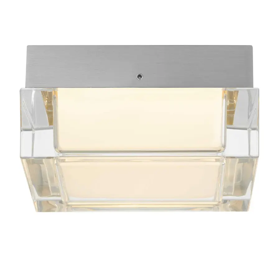 Box LED Flush Mount in Sand Black - Image 3