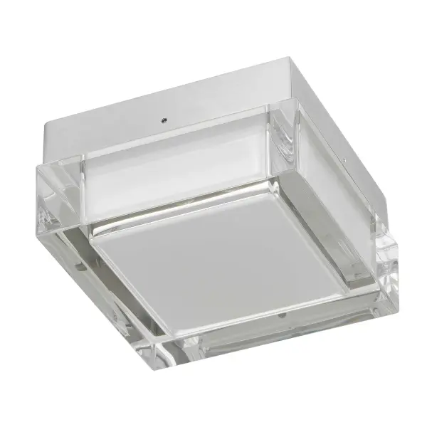 Box LED Flush Mount in Sand Black - Image 4