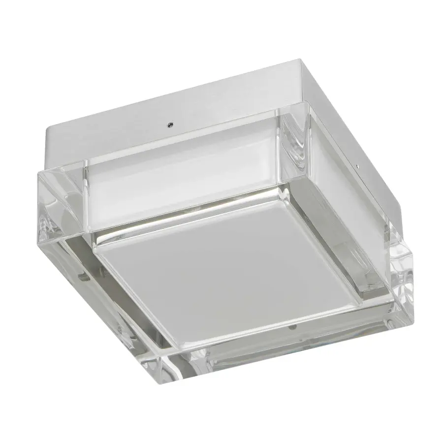 Box LED Flush Mount in Sand Black - Image 4