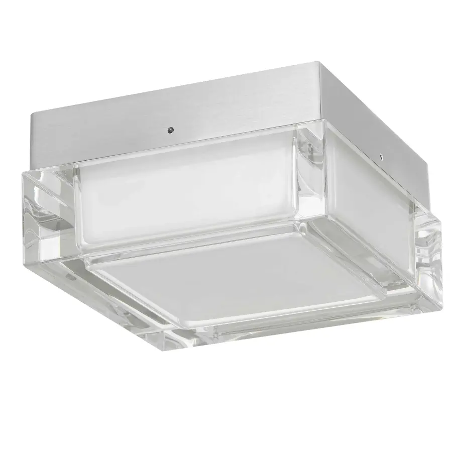Box LED Flush Mount in Sand Black - Image 5