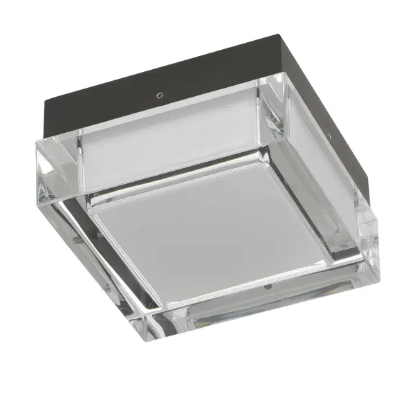 Box LED Flush Mount in Sand Black - Image 10
