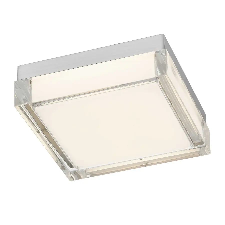 Box LED Flush Mount in Sand Black - Image 3