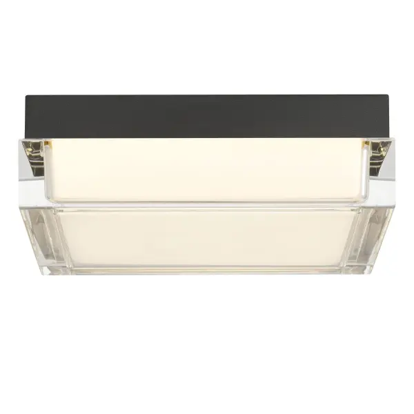 Box LED Flush Mount in Sand Black - Image 10