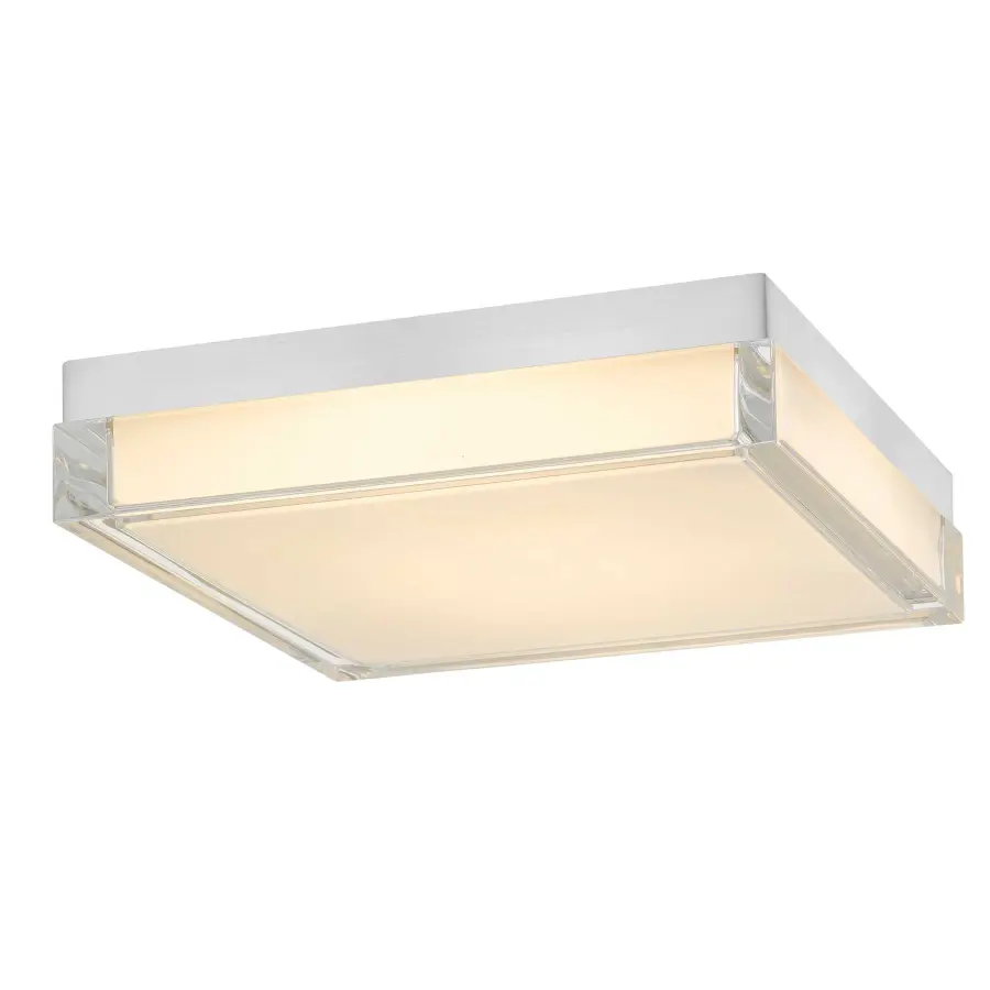 Box LED Flush Mount in Sand Black - Image 1