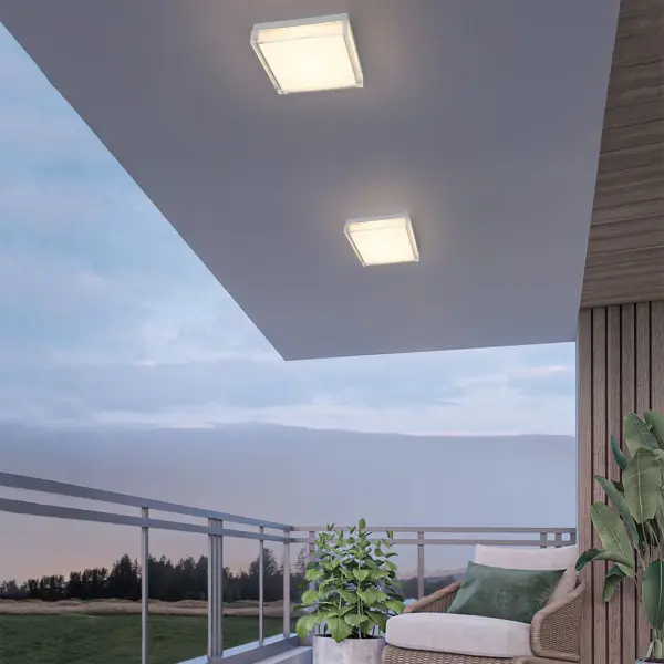 The Box LED Flush Mount combines minimalist design with practical functionality. Its square acrylic diffuser provides even illumination while the 3-CCT control allows you to adjust color temperature to suit any mood or task. - alternate view
