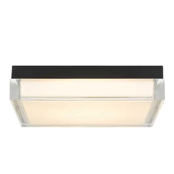 Box LED Flush Mount in Sand Black - Image 15