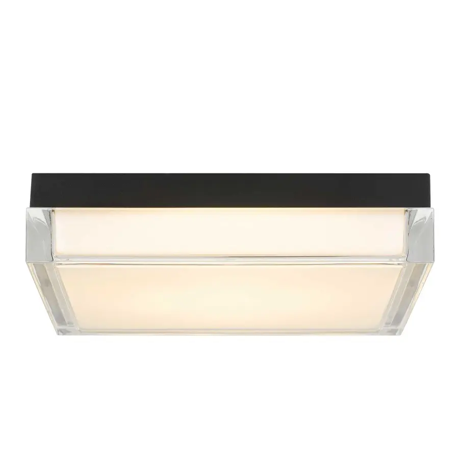 Box LED Flush Mount in Sand Black - Image 15