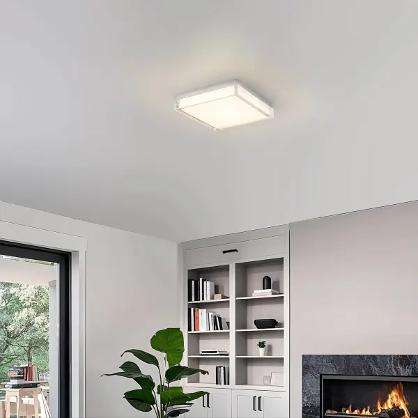 Box LED Flush Mount in Sand Black - Image 3