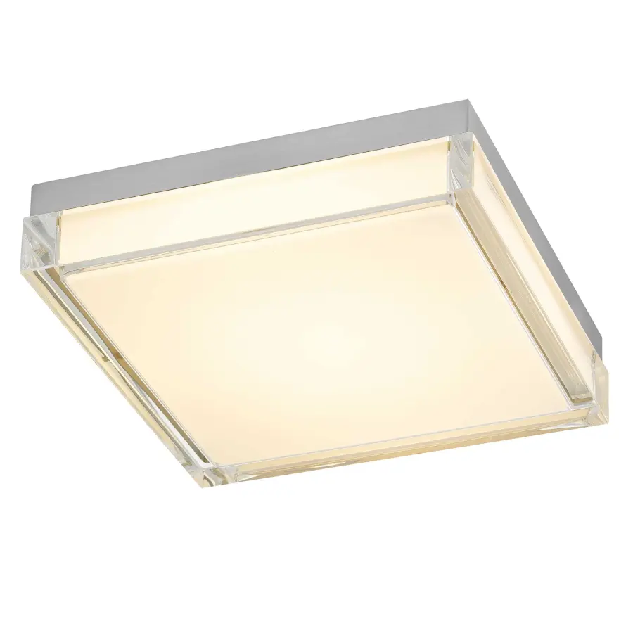 Box LED Flush Mount in Sand Black - Image 7