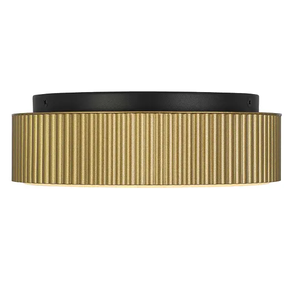Channel 9" LED Flush Mount in Sand Black - Image 11