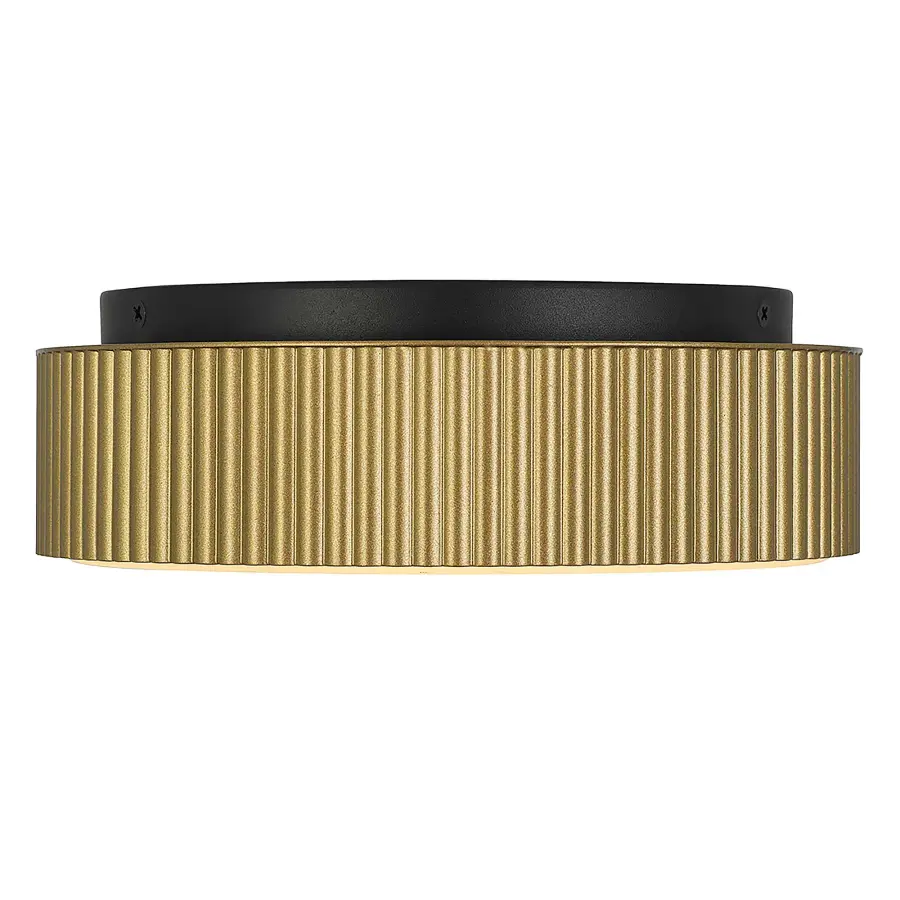 Channel 9" LED Flush Mount in Sand Black - Image 11