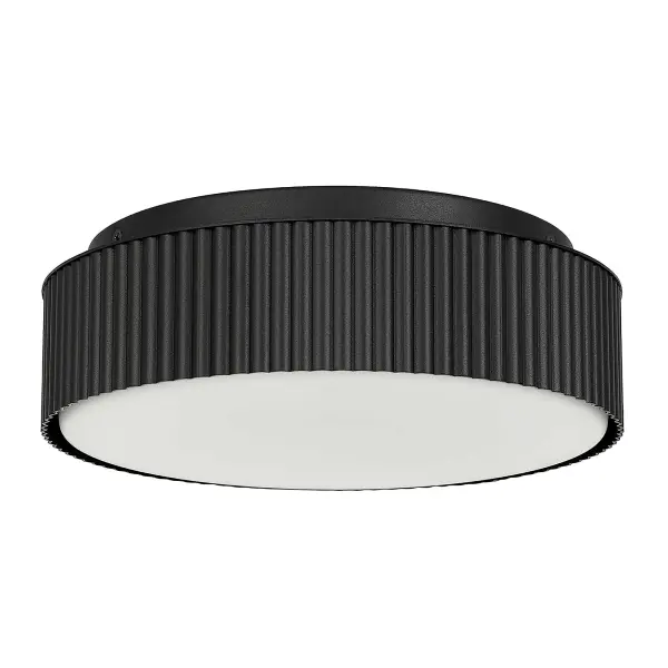 Channel 9" LED Flush Mount in Sand Black - Image 17