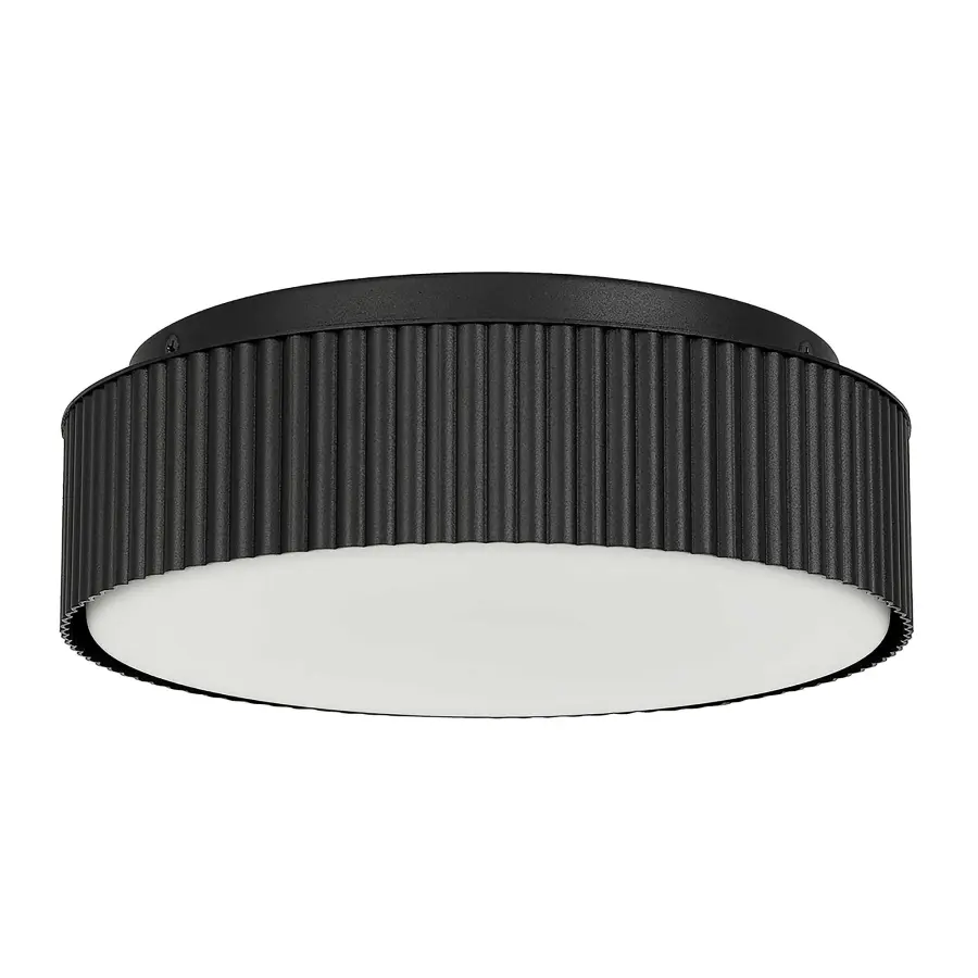 Channel 9" LED Flush Mount in Sand Black - Image 17