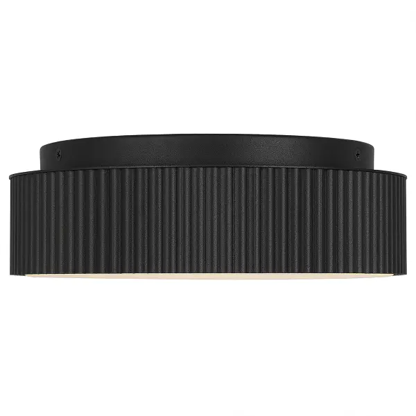 Channel 9" LED Flush Mount in Sand Black - Image 18