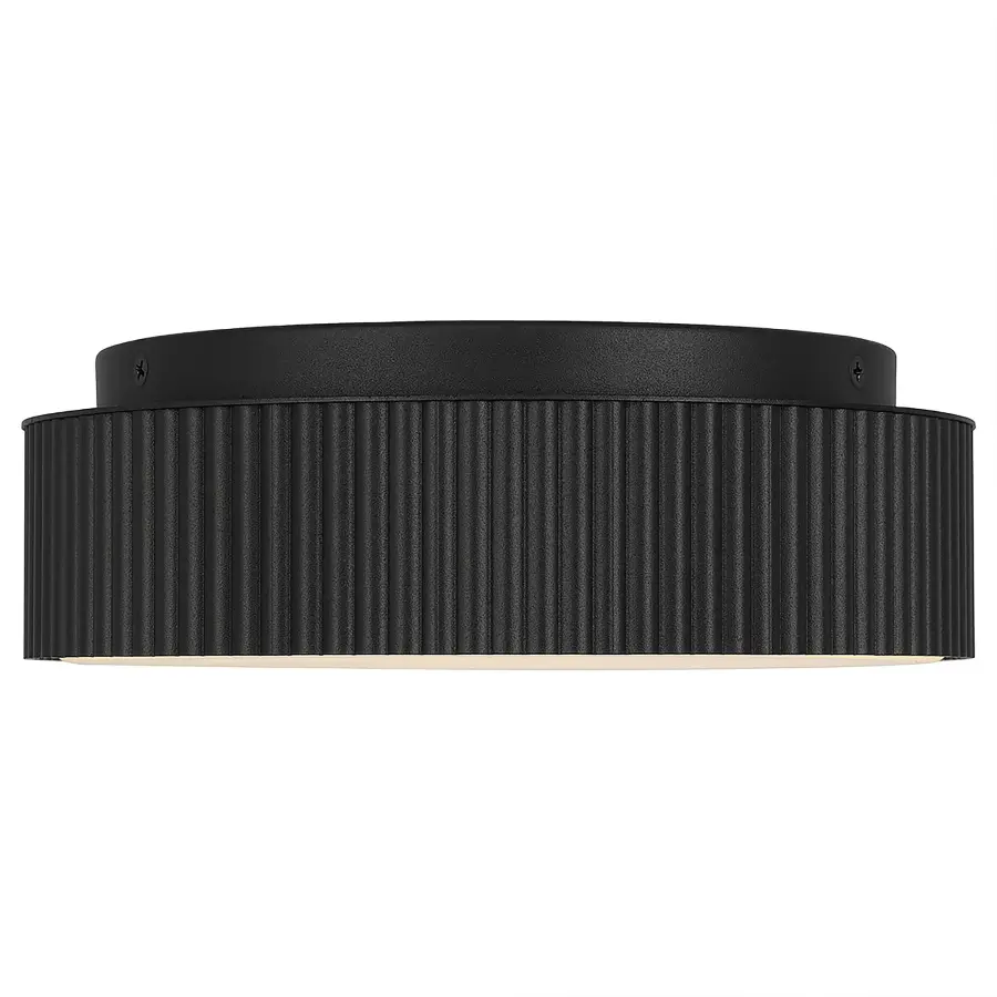 Channel 9" LED Flush Mount in Sand Black - Image 18