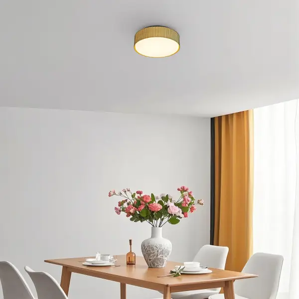Channel 9" LED Flush Mount in Sand Black - Image 5