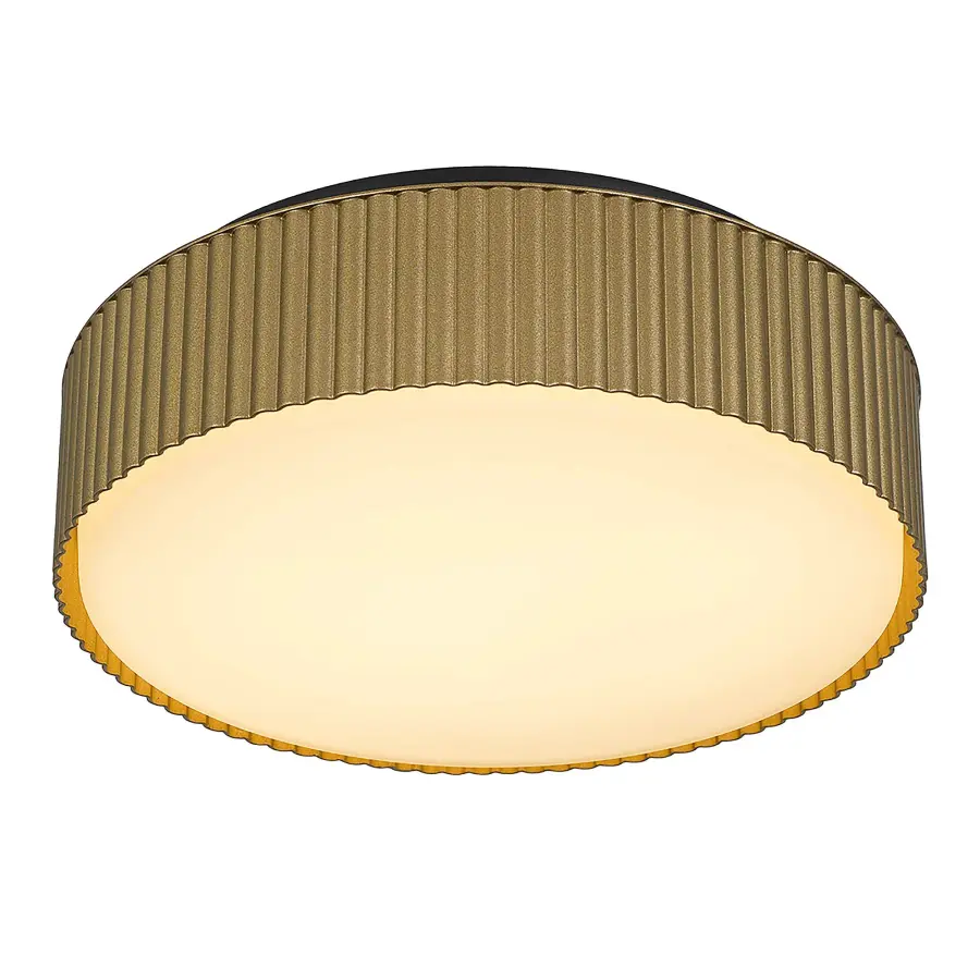 Channel 9" LED Flush Mount in Sand Black - Image 8