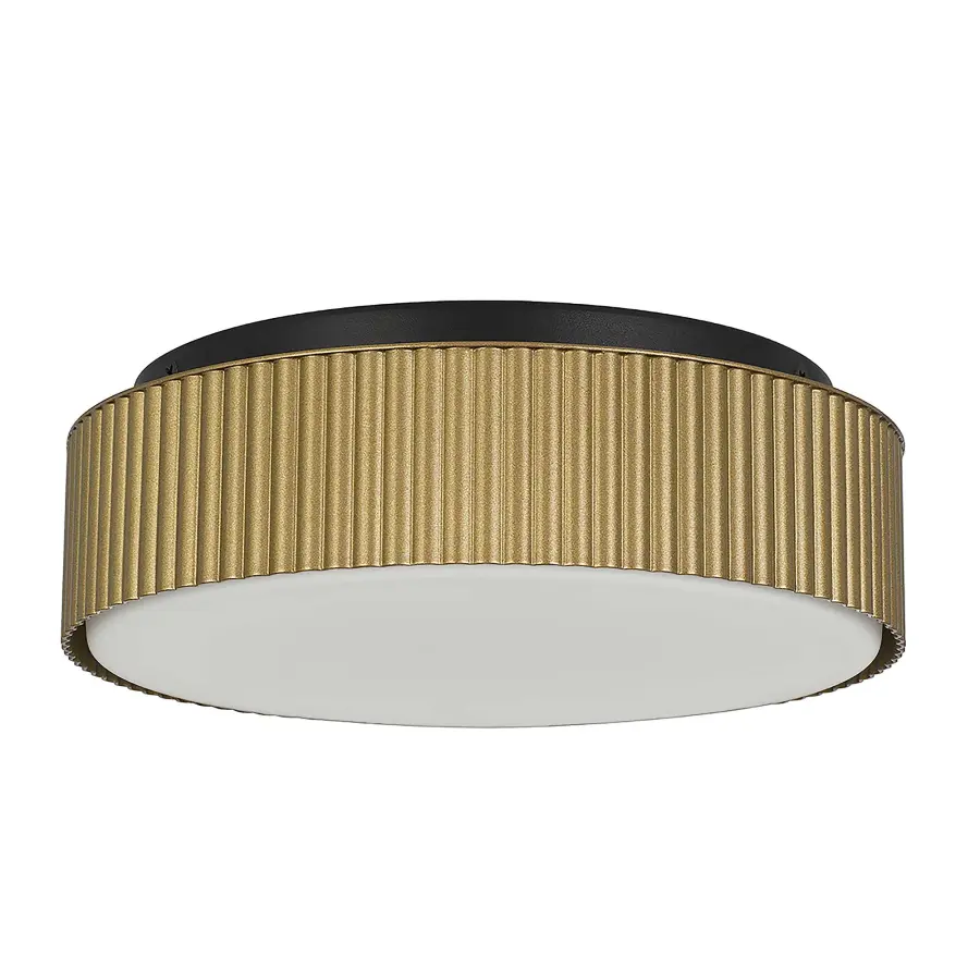Channel 9" LED Flush Mount in Sand Black - Image 10